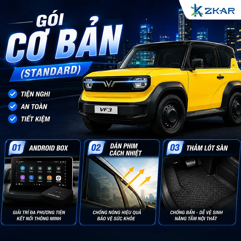 Gói Cơ Bản Cho Vinfast VF3