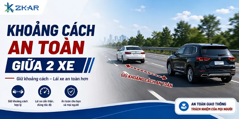 Khoảng Cách An Toàn Giữa 2 Xe Khi Tham Gia Giao Thông