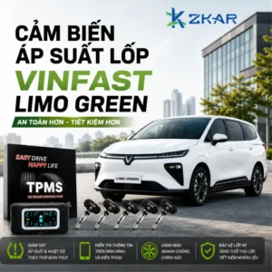 Lắp Cảm Biến Áp Suất Lốp ICAR C340 Cho Vinfast Limo Green