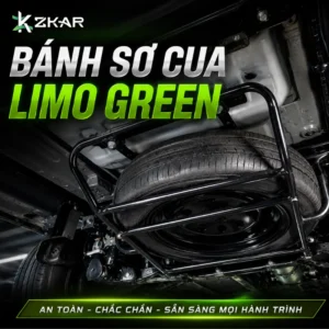 Lắp Lốp Sơ Cua Treo Gầm Cho VinFast Limo Green