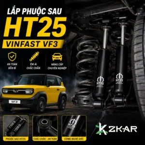 Lắp Phuộc Sau HT25 VinFast VF3