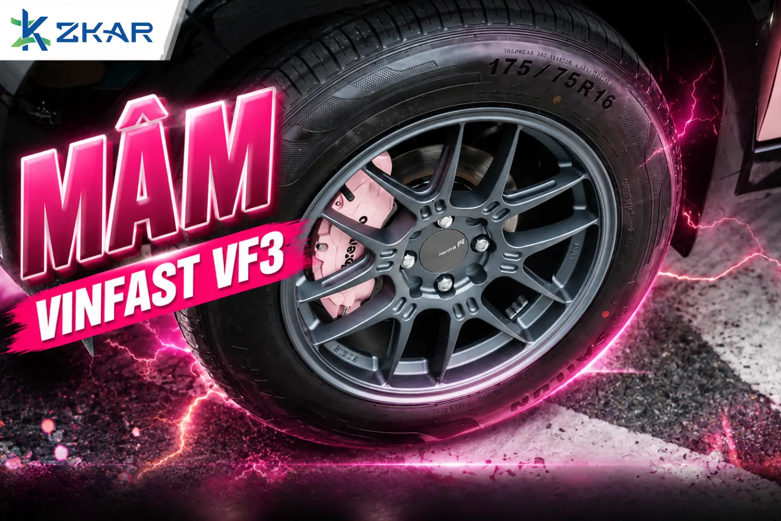 Mâm Đa Chấu VF3 Hồng Kem Cực Sang