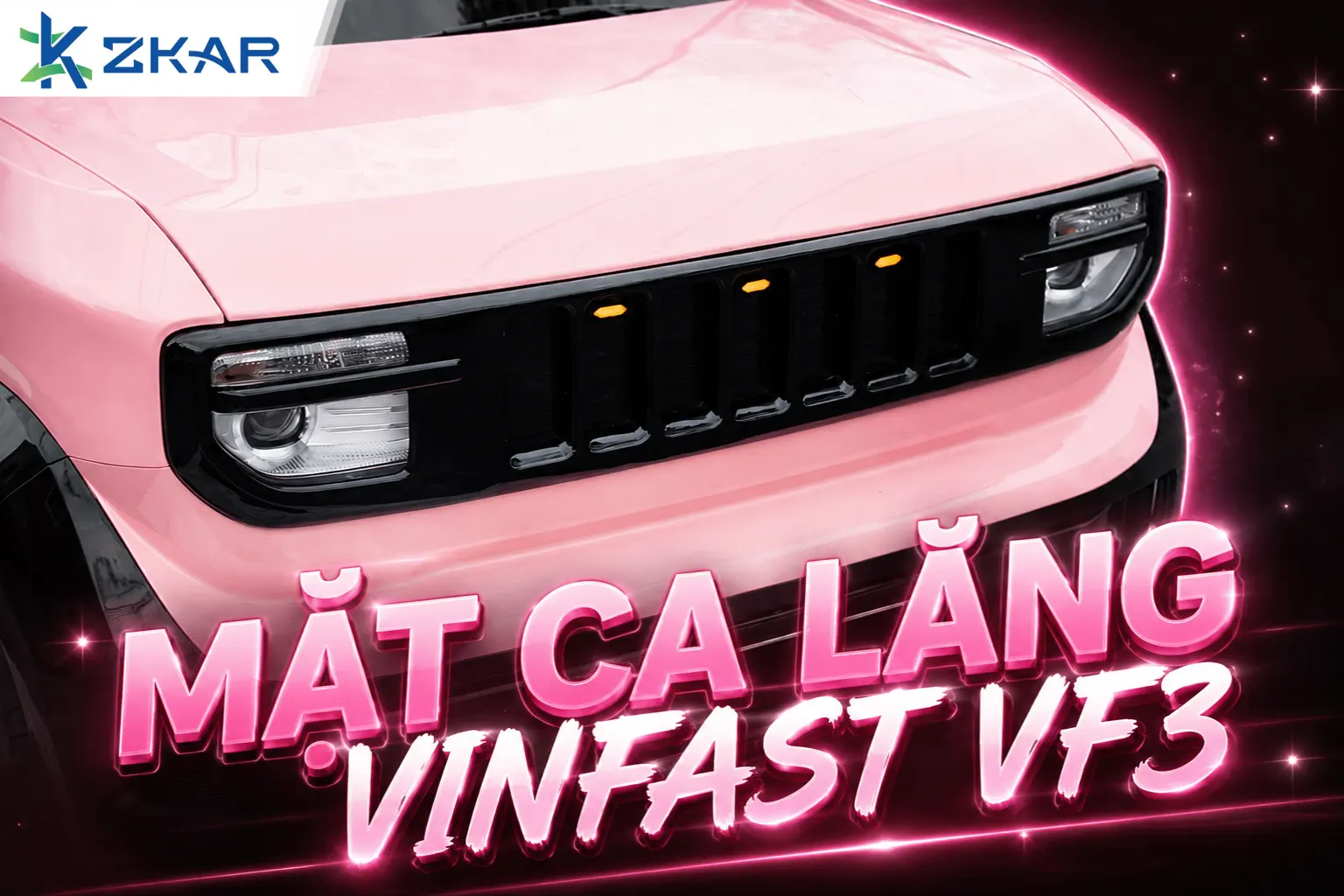 Mặt Ca Lăng VF3 Pink Style Cực Cá Tính