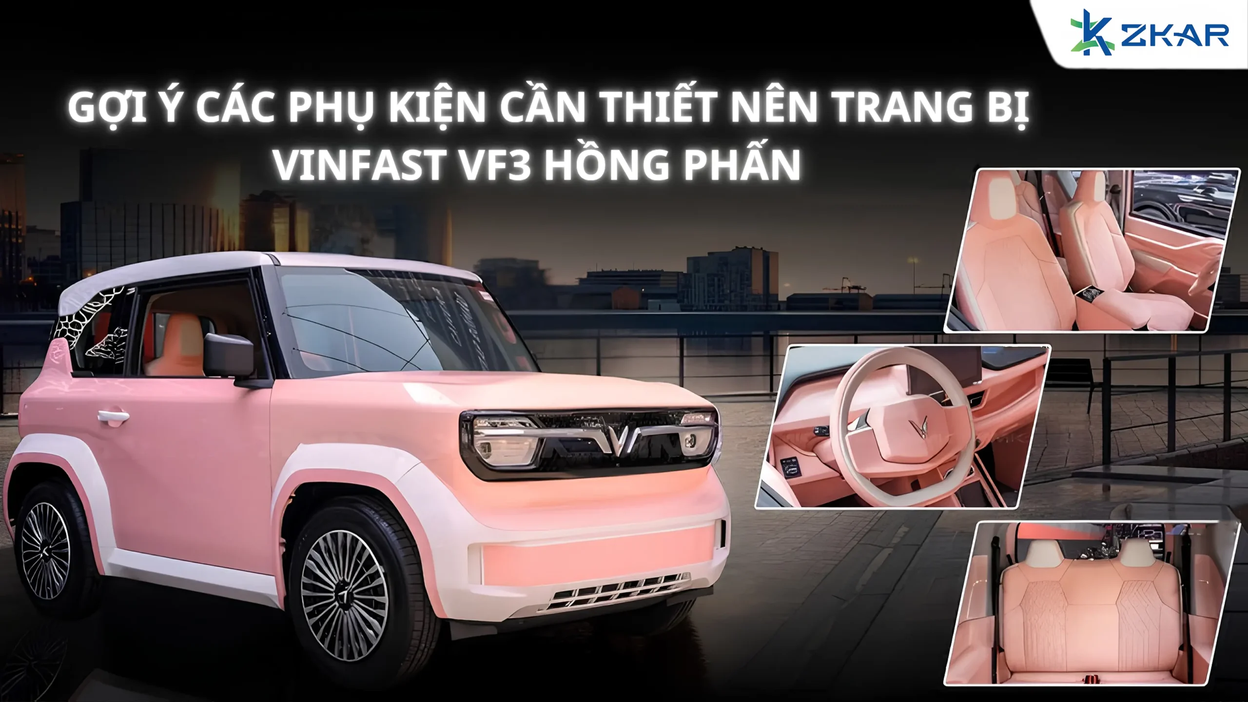 Mẫu VF3 Pink Milky Đang Gây Sốt Hiện Nay