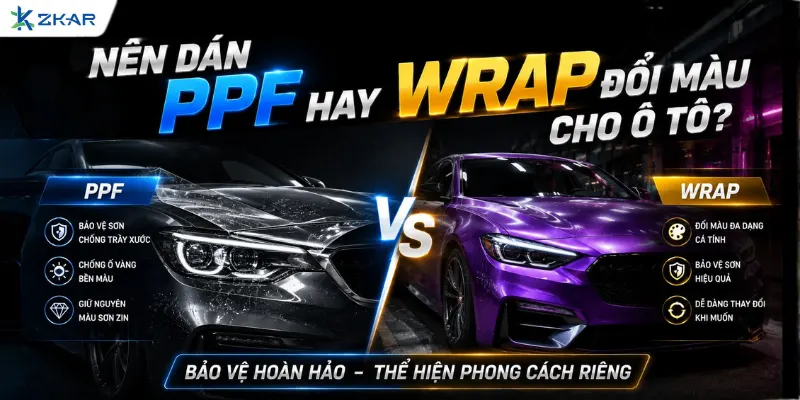 Nên Dán PPF Hay Wrap Để Bảo Vệ Xe