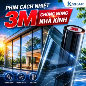 Phim Cách Nhiệt 3M Chống Nóng Nhà Kính