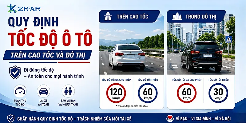 Quy Định Tốc Độ Ô Tô Trên Cao Tốc Và Đô Thị
