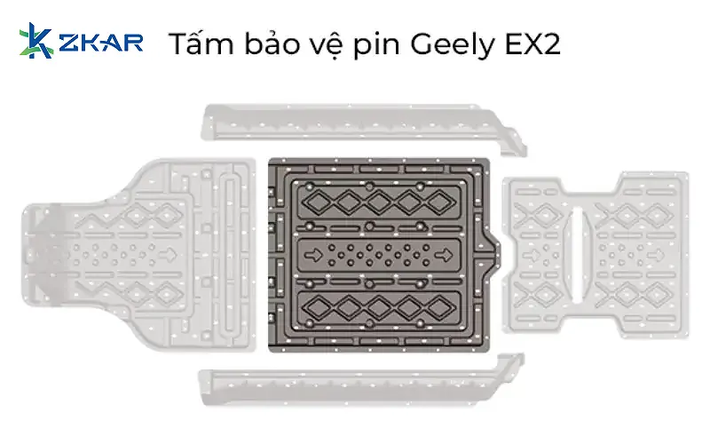 Tấm bảo vệ pin dành cho xe geely ex2