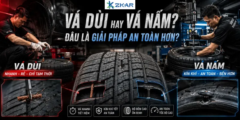 Vá dùi hay vá nấm tốt hơn?