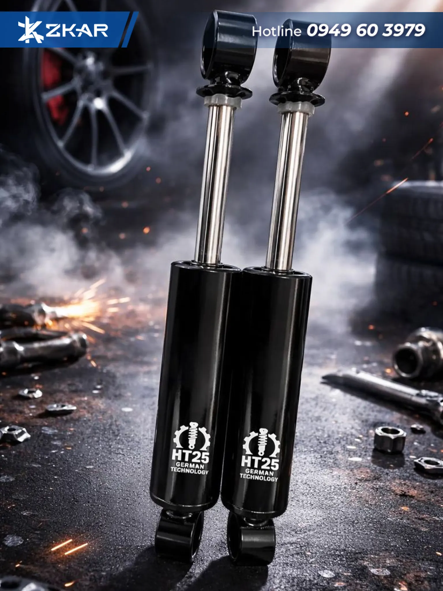 VF3 Êm Hơn Nhờ Phuộc HT25