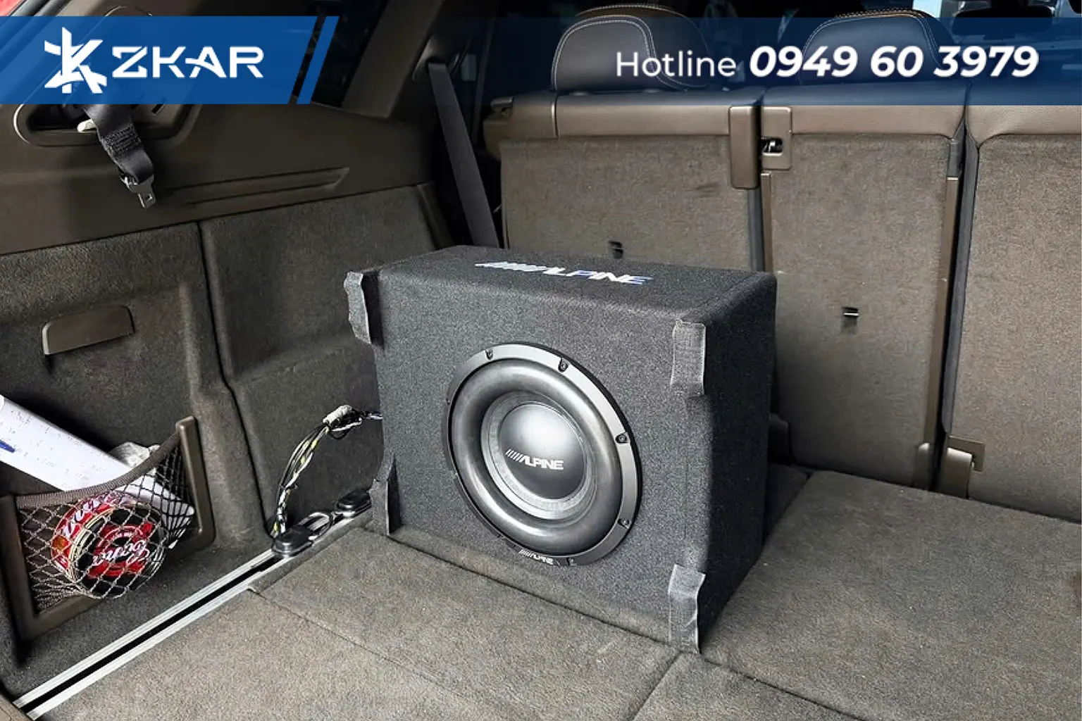 Alpine PWE-10S4 – Bass Chuẩn Châu Âu