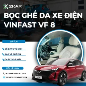 Bọc Ghế Da Cho Xe Điện VinFast VF 8