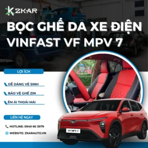 Bọc Ghế Da Cho Xe Điện VinFast VF MPV 7