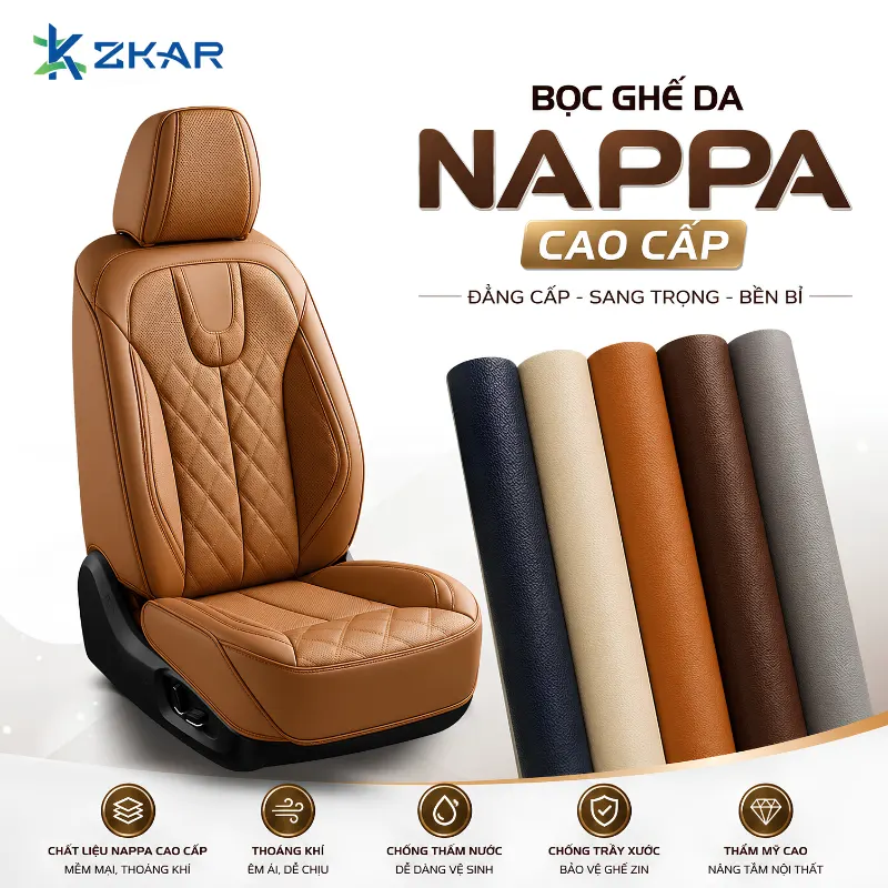 Bọc Ghế Da Nappa Cao Cấp cho ô tô