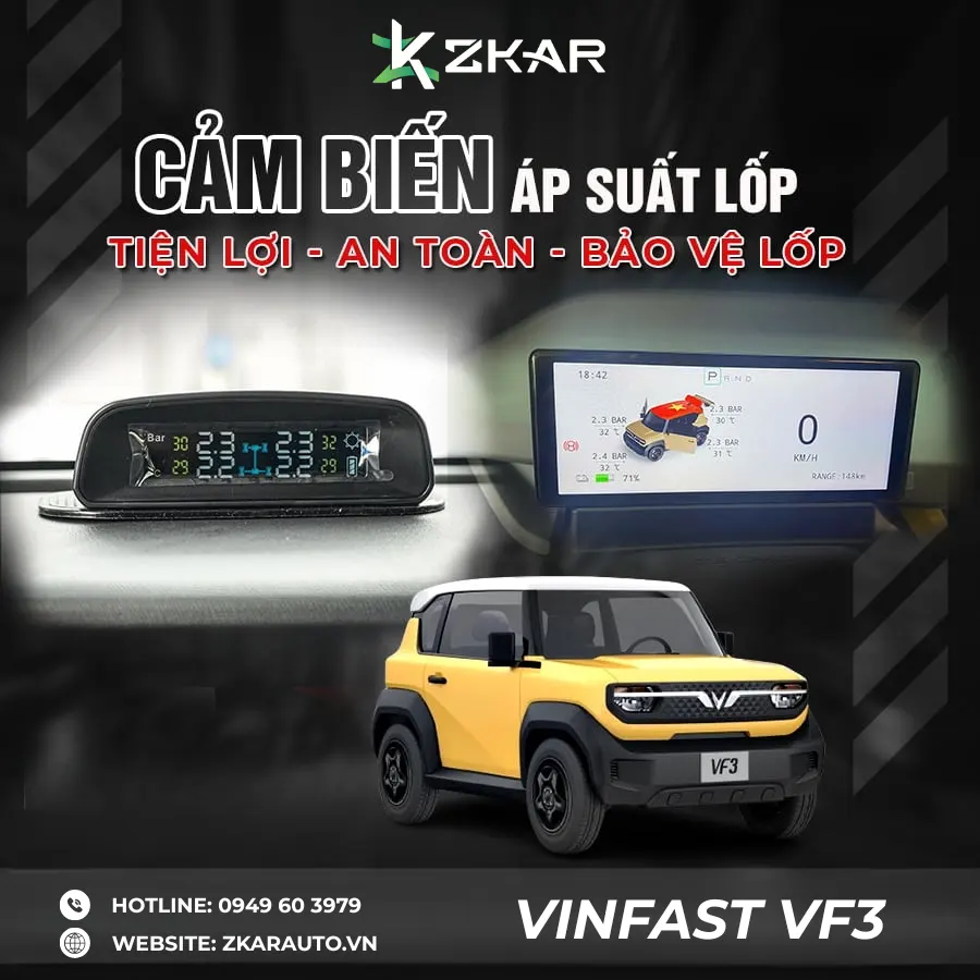 Cảm Biến Áp Suất Lốp – An Tâm Trên Mọi Cung Đường