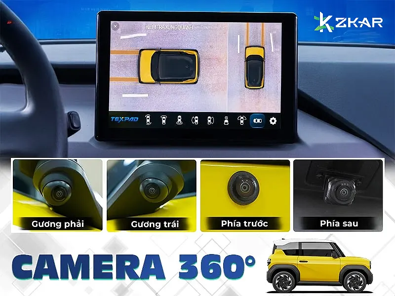 Camera 360 Độ Vinfast VF3 Lái Xe An Toàn
