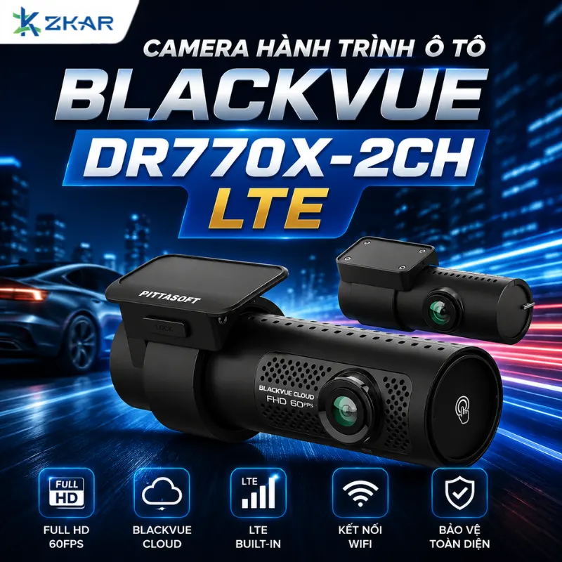 Camera Hành Trình Ô Tô Blackvue Cao Cấp Mã DR770X-2CH LTE