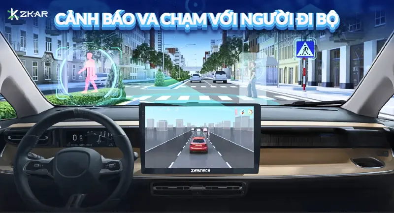 Cảnh Báo Va Chạm Với Người Đi Bộ