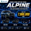 Combo Âm thanh Alpine Cho Mitsubishi Destinator - Giá 7TR960