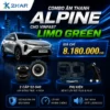 Combo Âm Thanh Alpine Cho VinFast Limo Green - Giá 8tr180