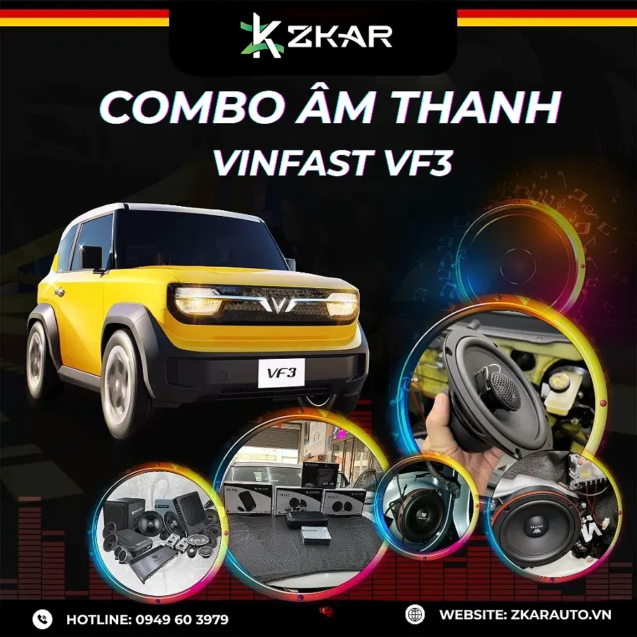 Độ Loa – Âm Thanh Xe Điện VF3