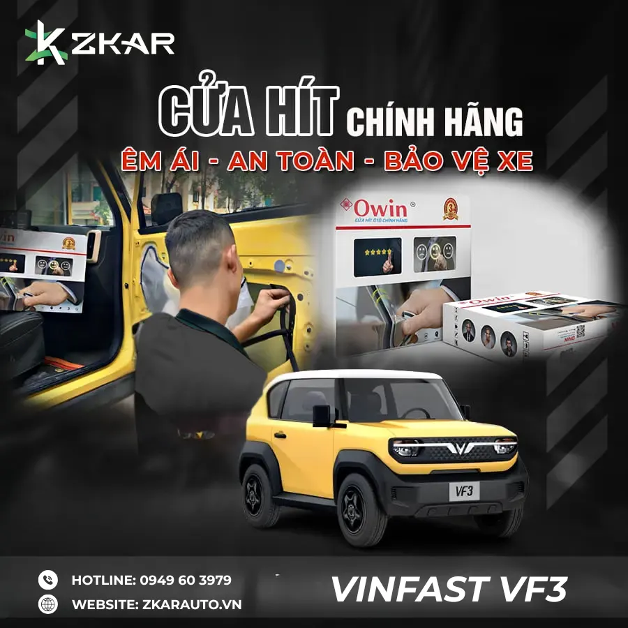 Cửa hít tiện lợi cho VF3