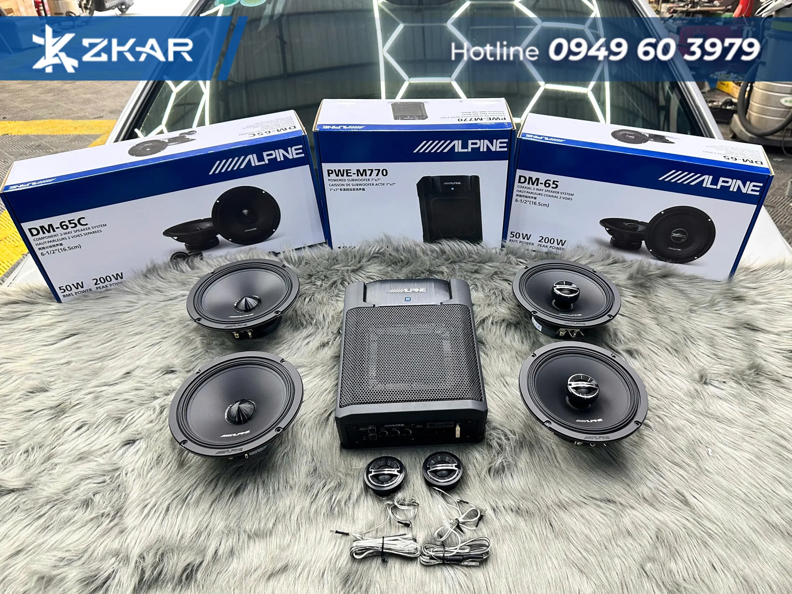 Địa chỉ độ gói hệ thống âm thanh Alpine uy tín TPHCM