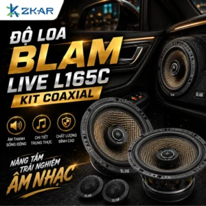Độ Loa BLAM LIVE L165C Kit Coaxial Cho Ô Tô