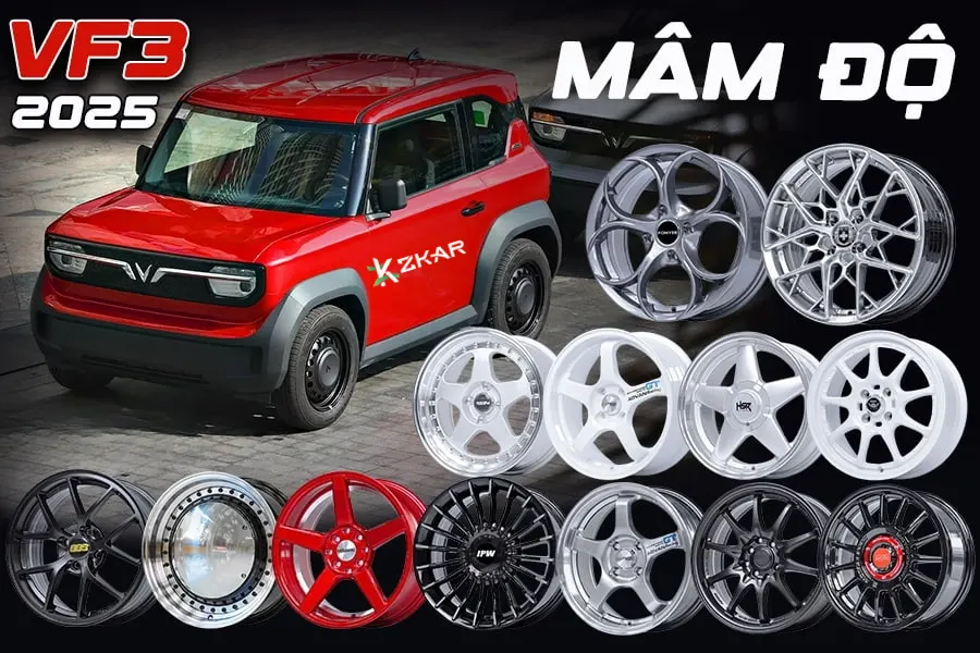 Độ Mâm/Ốp Lazang Vinfast VF3