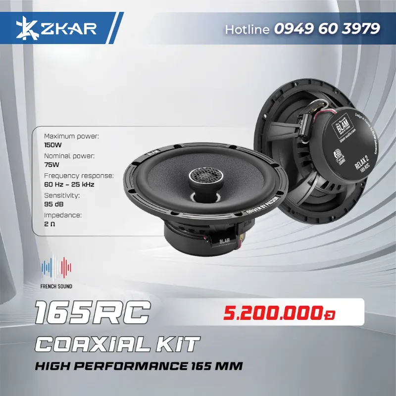 Giá Loa âm thanh BLAM relax 165rc coaxial kit