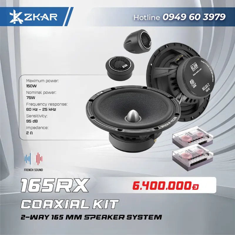 Giá Loa âm thanh BLAM relax 165rx coaxial kit