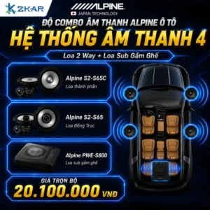 Gói Độ Loa Hệ Thống Âm Thanh Alpine 4