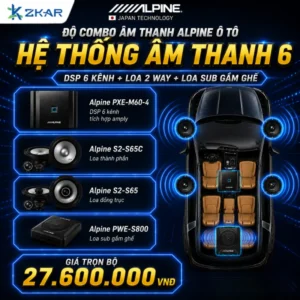 Gói Độ Loa Hệ Thống Âm Thanh Alpine 6
