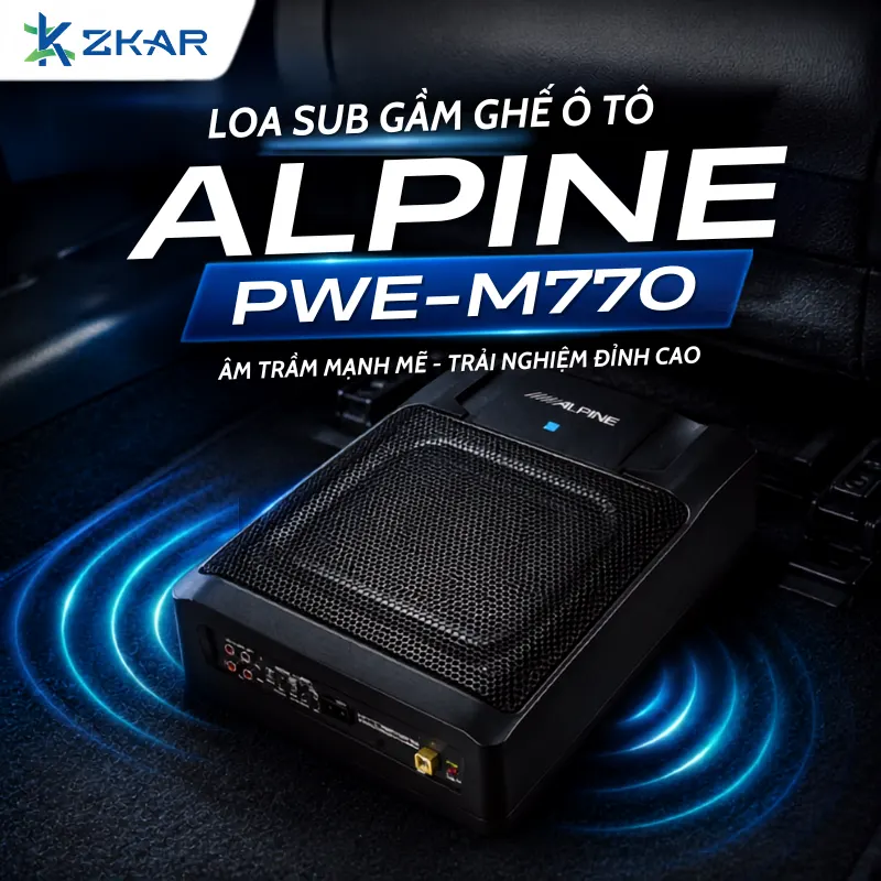 Loa Sub Gầm Ghế Alpine PWE-M770