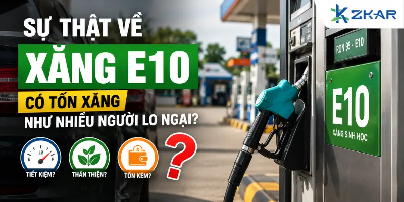 Sự Thật Về Xăng E10: Có Tốn Xăng Hơn Xăng Thường Không?