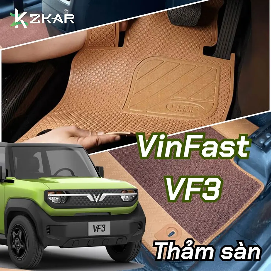 Thảm Lót Sàn 5D/6D Xe Điện VF3