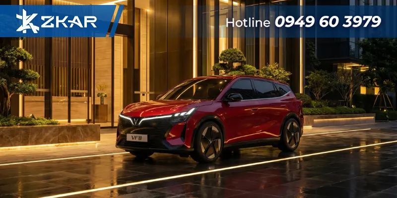 VinFast VF 8 thế hệ mới sở hữu diện mạo tinh tế và hiện đại