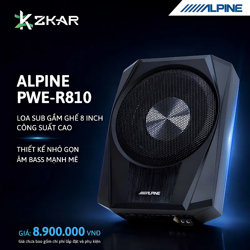 Bảng Giá Loa Sub Gầm Ghế Alpine PWE-R810
