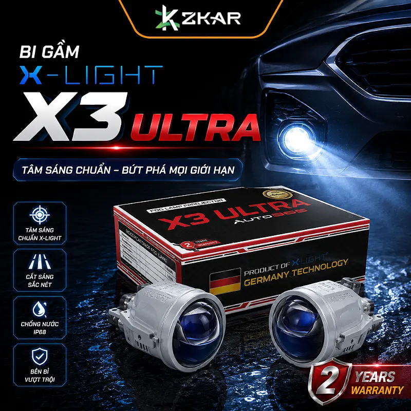 BI GẦM X-LIGHT X3 ULTRA