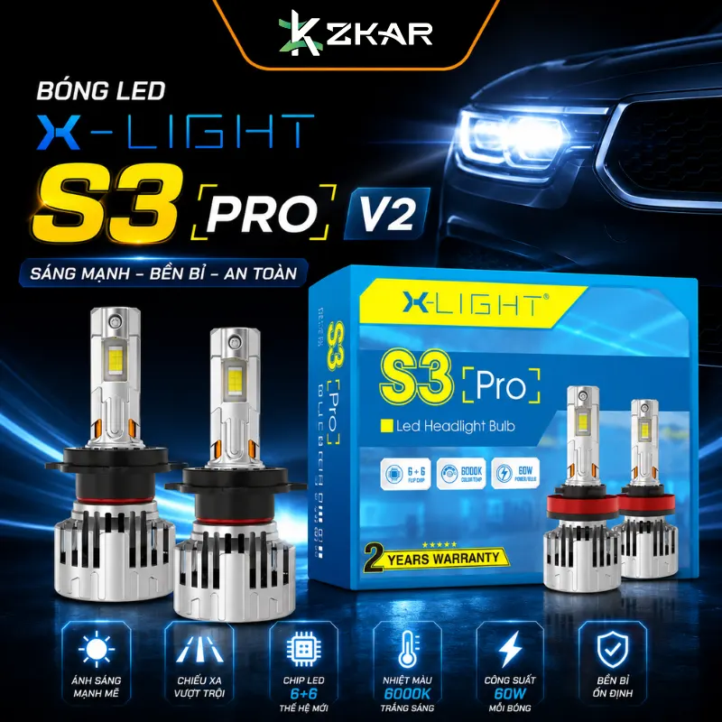 BÓNG LED X-LIGHT S3 PRO V2