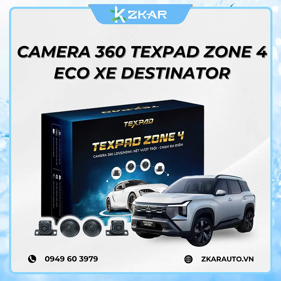 Camera 360 Texpad Zone 4 Eco Xe Mitsubishi Destinator