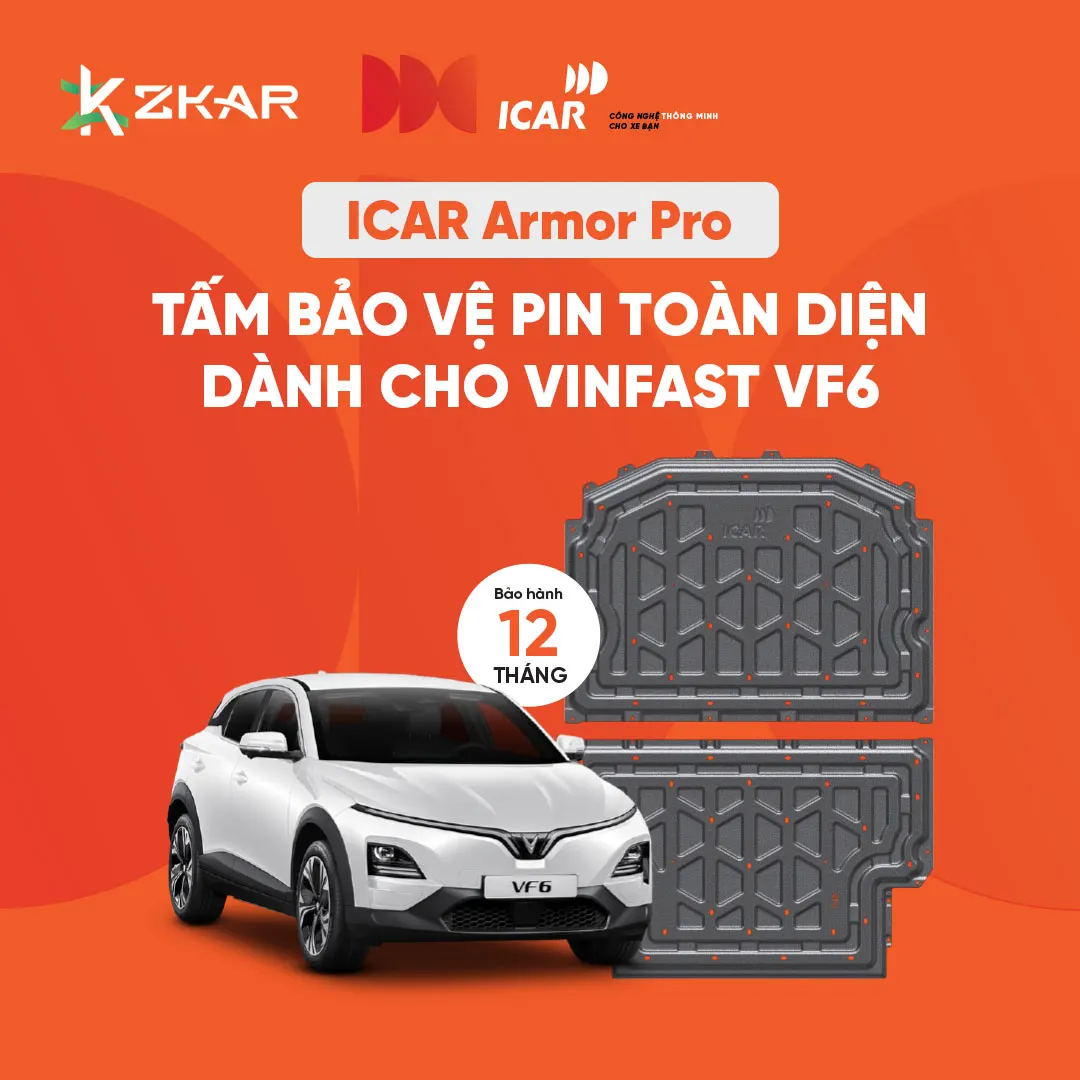 Chế độ bảo hành tấm bảo vệ pin icar armor pro cho vf6