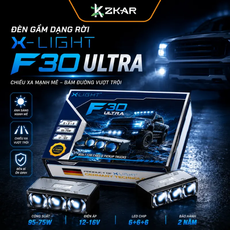 Đèn gầm dạng rời X-Light F30 Ultra