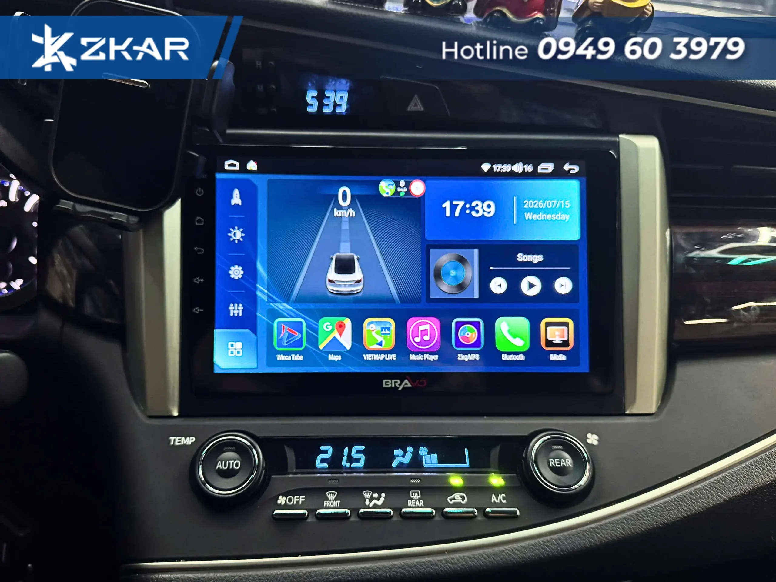 Địa Chỉ Lắp Màn Hình Bravo B10 Lite Cho Innova Venturer Tại TpHCM