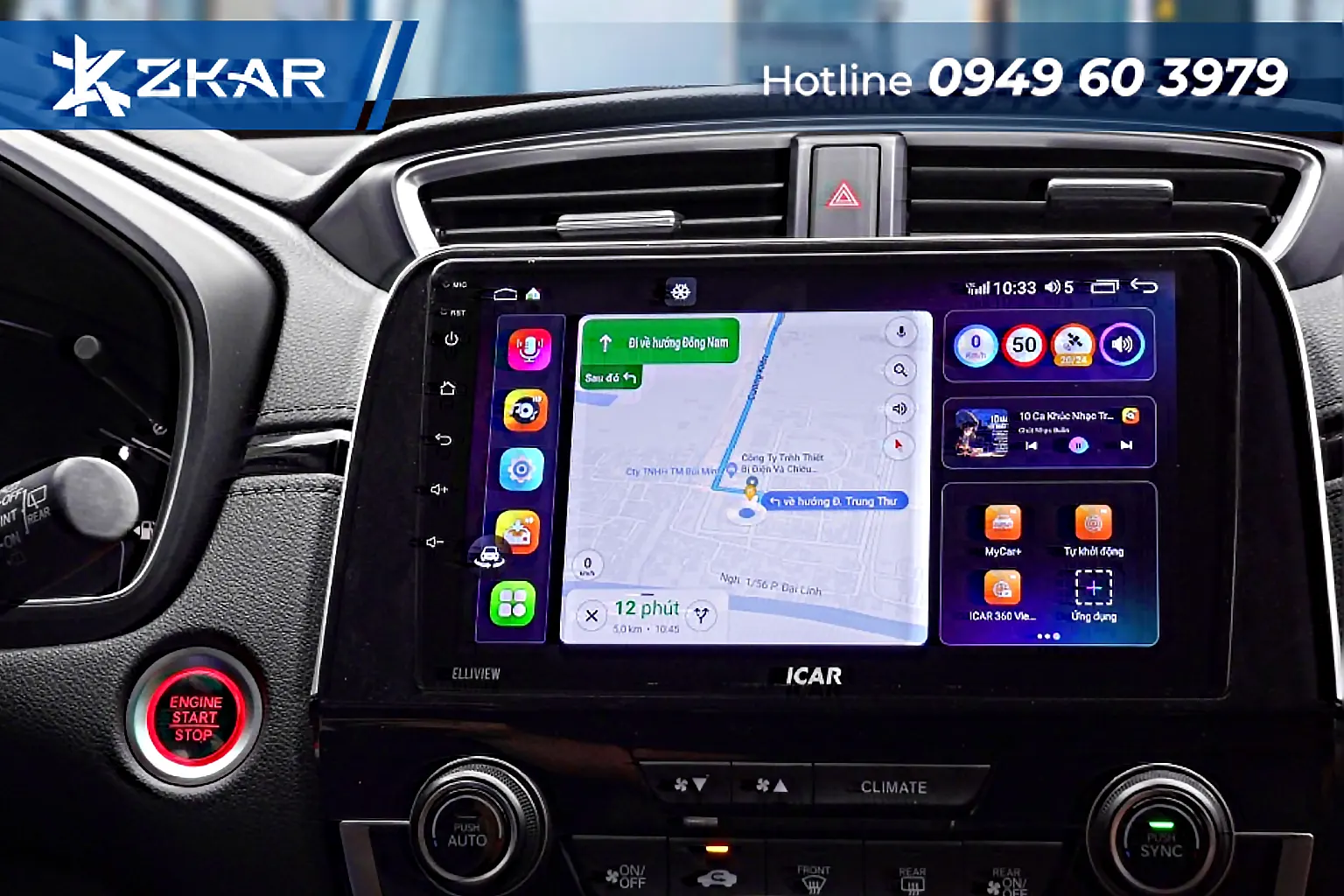 Địa Chỉ Lắp Màn Hình ICAR Elliview S5 Basic+ Uy Tín Tại TpHCM