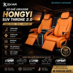 Độ Ghế Limousine HONGYI SUV THRONE 2.0
