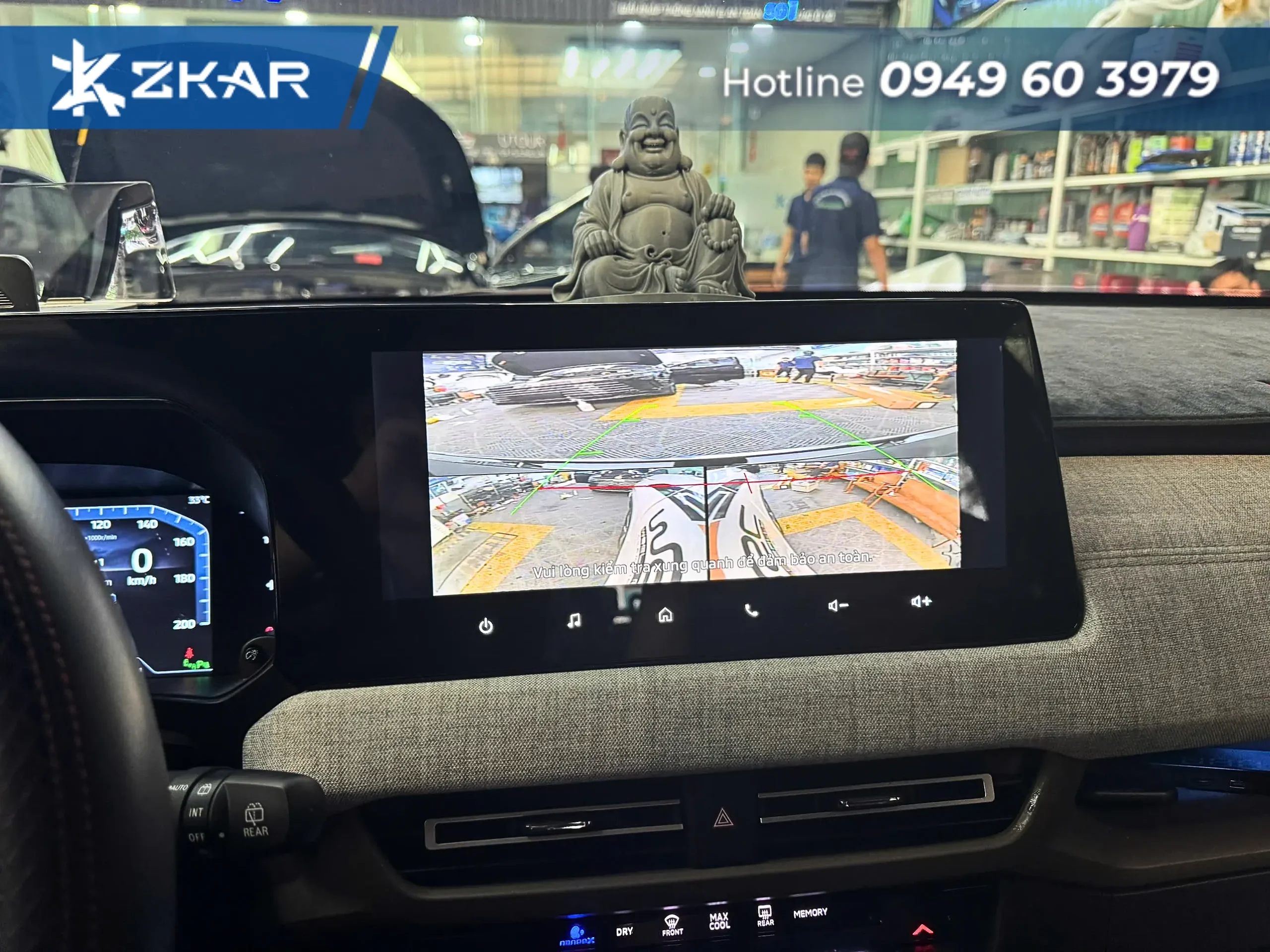 hình ảnh thực tế Mitsubishi Xforce nâng cấp Camera 3 Mắt ICAR Elliview Premium