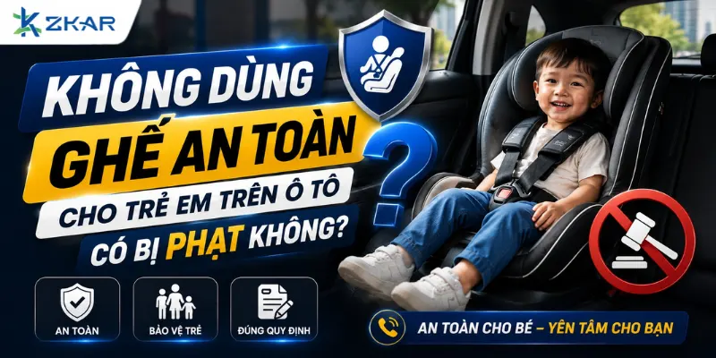 Không Dùng Ghế An Toàn Cho Trẻ Em Trên Ô Tô Có Bị Phạt Không?