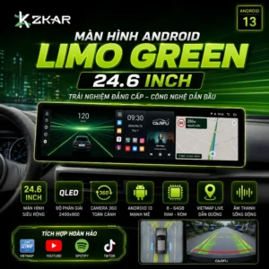 Màn Hình Android CARFU Limo Green 24.6 Inch