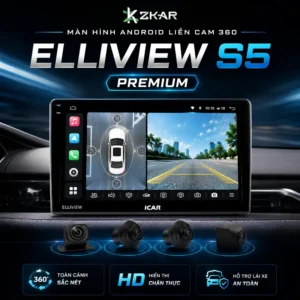 Màn hình ô tô Elliview S5 Premium 360